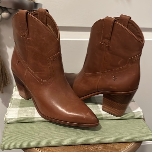Frye Shoes - Beautiful Frye Women’s Ankle Boots, Sleek Western Style